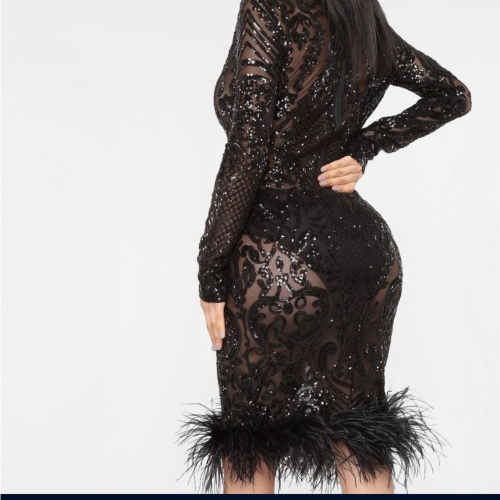 Pretty black birthday dress worn once to dinner
